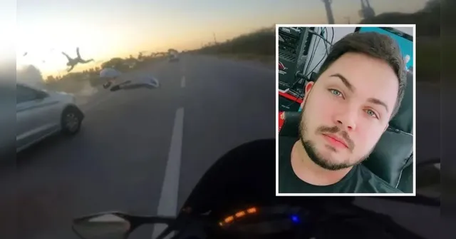 Imagem ilustrativa da notícia Motociclista a mais de 200km/h morre após ser arremessado