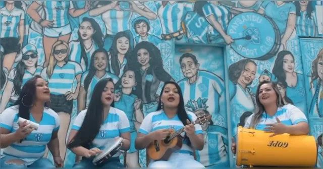 Imagem ilustrativa da notícia Vídeo: Paysandu apresenta clipe com pagode das Meninas