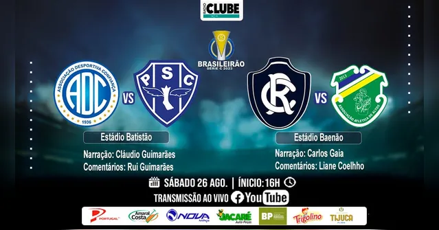 Imagem ilustrativa da notícia Tem Jogo no DOL e na Clube: Ouça os jogos de Paysandu e Remo