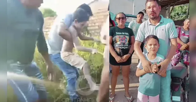 Imagem ilustrativa da notícia Vídeo: Criança desaparecida é resgatada dentro de poço