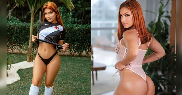 Imagem ilustrativa da notícia Miss do Vasco volta a ser virgem e expõe 1ª vez no OnlyFans
