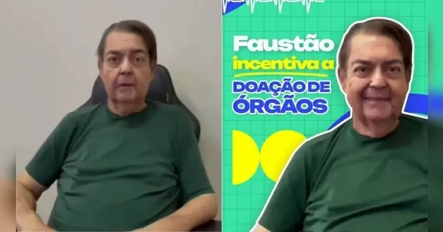 Imagem ilustrativa da notícia Faustão faz campanha para o governo sobre doação de órgãos