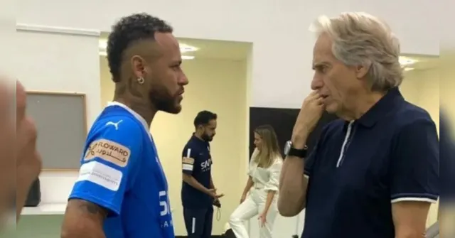 Imagem ilustrativa da notícia Barrou Neymar? Jorge Jesus fala sobre "descanso" ao craque