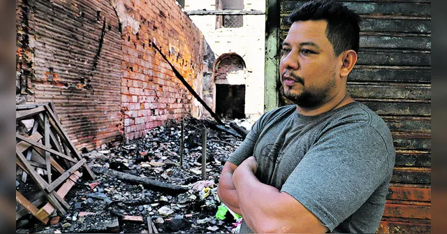 Imagem ilustrativa da notícia Trabalhadores tentam retomar a rotina após incêndio