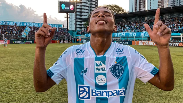 Imagem ilustrativa da notícia Paysandu: Roger celebra 1º gol e lembra jornada de superação