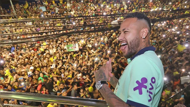 Imagem ilustrativa da notícia Em Belém, Neymar diz estar bem e cutuca campeonato francês