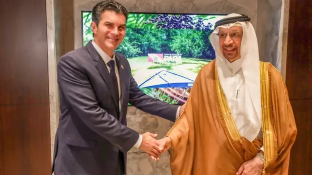 Imagem ilustrativa da notícia Helder Barbalho se encontra com ministro árabe em São Paulo