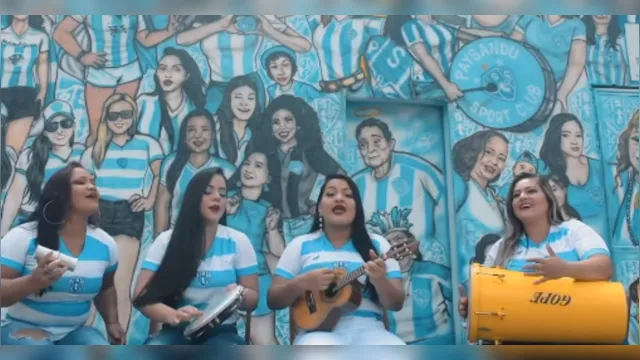 Imagem ilustrativa da notícia Vídeo: Paysandu apresenta clipe com pagode das Meninas