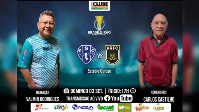 Imagem ilustrativa da notícia Tem Jogo no DOL e na Clube: Ouça Paysandu x Volta Redonda 