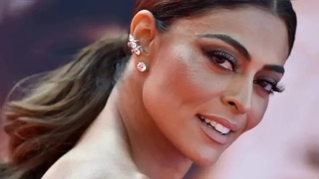 Imagem ilustrativa da notícia Juliana Paes é criticada por look em renovação de votos