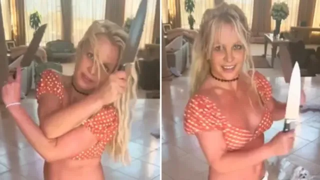 Imagem ilustrativa da notícia Após dança com facas, polícia vai à casa de Britney Spears