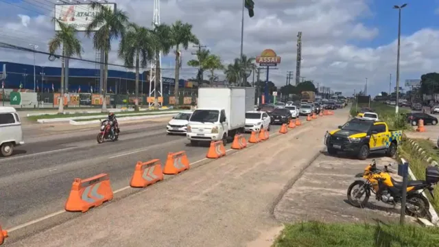 Imagem ilustrativa da notícia Como está o fluxo de veículos na BR 316 saindo de Belém