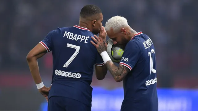 Imagem ilustrativa da notícia Crise com Neymar e Mbappé destrói sonho da Champions no PSG