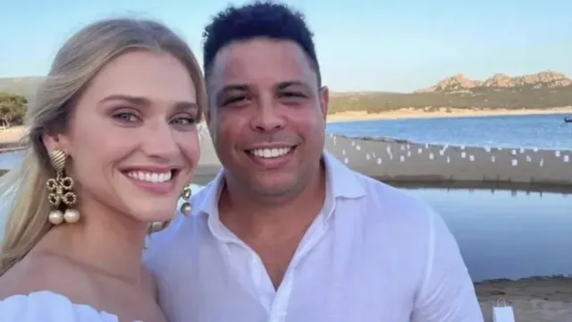 Imagem ilustrativa da notícia Ronaldo Fenômeno e Celina Locks se casam em Ibiza