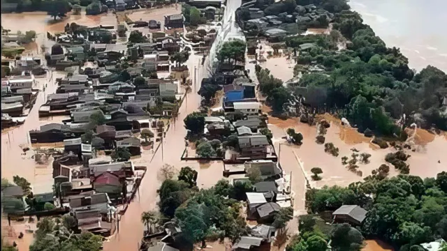 Imagem ilustrativa da notícia Sul do Brasil entra em alerta de risco de novas tempestades