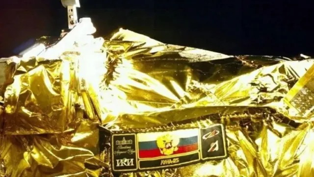 Imagem ilustrativa da notícia Fracasso: sonda russa bate na superfície da Lua 