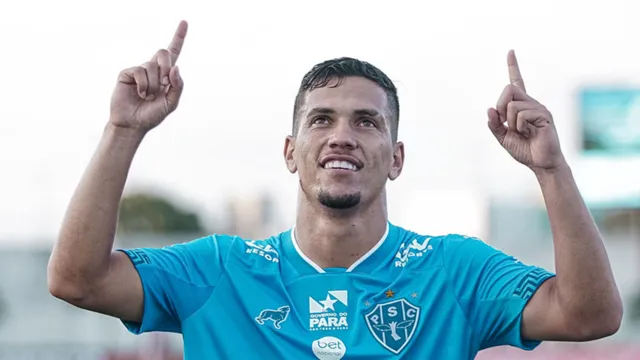 Imagem ilustrativa da notícia Vídeo: Vinicius Leite faz 15° gol no 90° jogo pelo Paysandu