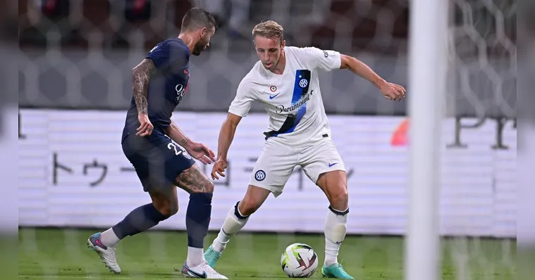 Imagem ilustrativa da notícia Sem Neymar, PSG perde amistoso para a Inter