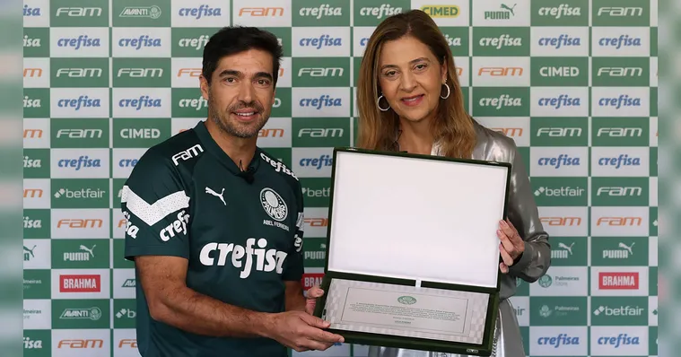 Imagem ilustrativa da notícia Abel Ferreira será homenageado por marca no Palmeiras