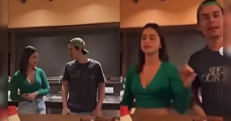 Imagem ilustrativa da notícia Vídeo: mulher expõe traição do namorado na frente da família