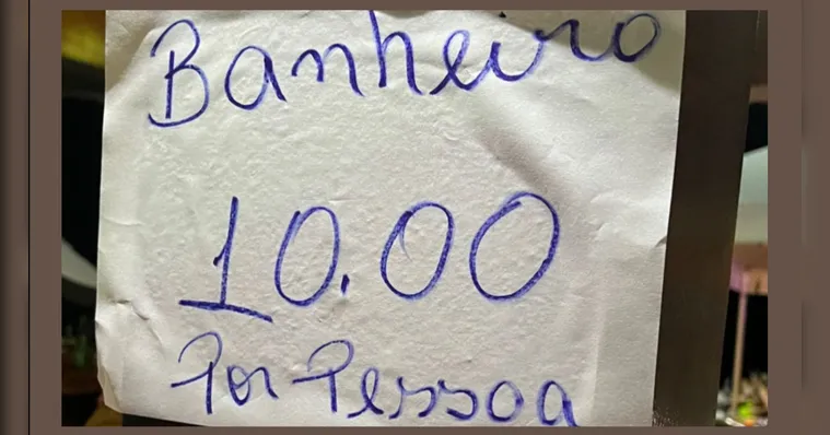 Imagem ilustrativa da notícia Banheiro a R$ 10 em Salinas: veranistas voltam a reclamar