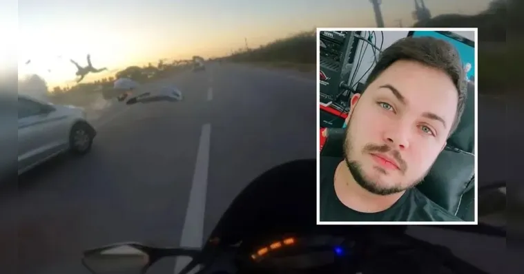 Imagem ilustrativa da notícia Motociclista a mais de 200km/h morre após ser arremessado