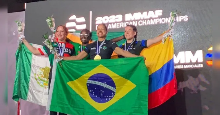 Imagem ilustrativa da notícia Josiane Lima é ouro no Pan de MMA e homenageia o pai