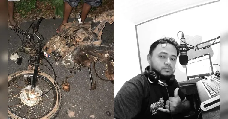 Imagem ilustrativa da notícia Radialista morre após bater moto em árvore 