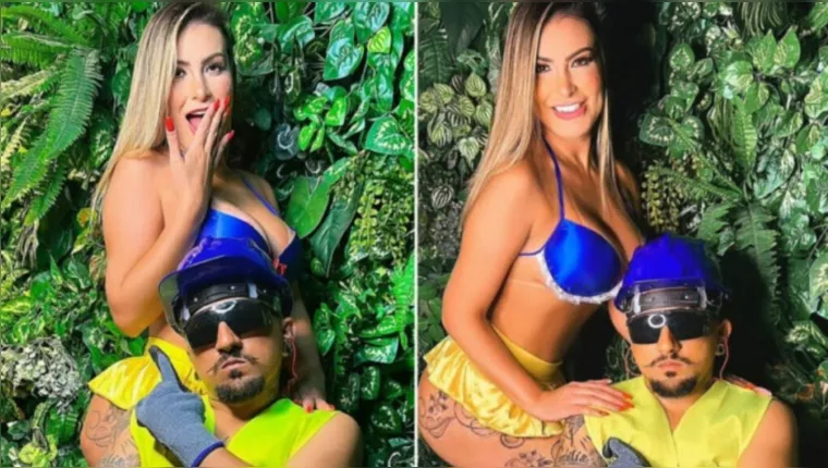 Imagem ilustrativa da notícia Vaza vídeo de Andressa Urach transando com anão