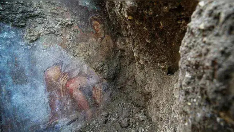 Imagem ilustrativa da notícia Arte antiga é achada sob cinzas vulcânicas de 2.000 anos