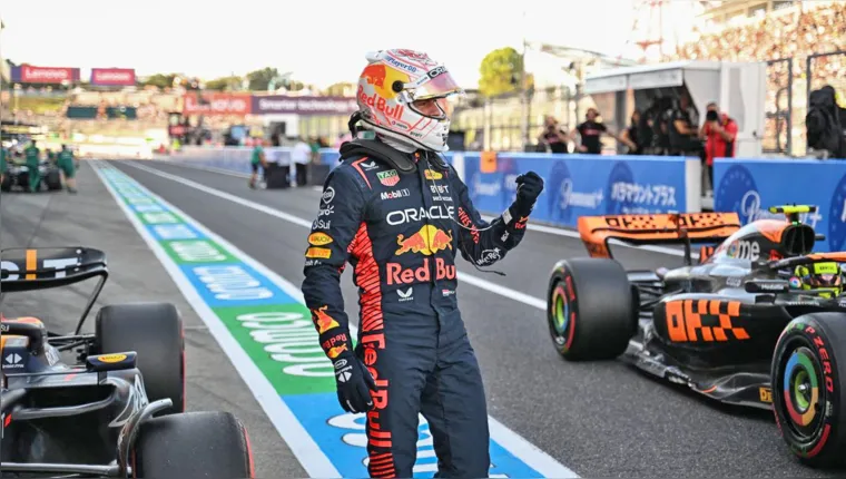 Imagem ilustrativa da notícia Verstappen confirma favoritismo e faz a pole no GP do Japão