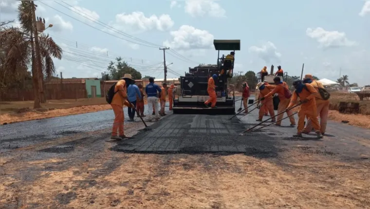 Imagem ilustrativa da notícia Trecho da Transamazônica começa a ser asfaltado em Uruará