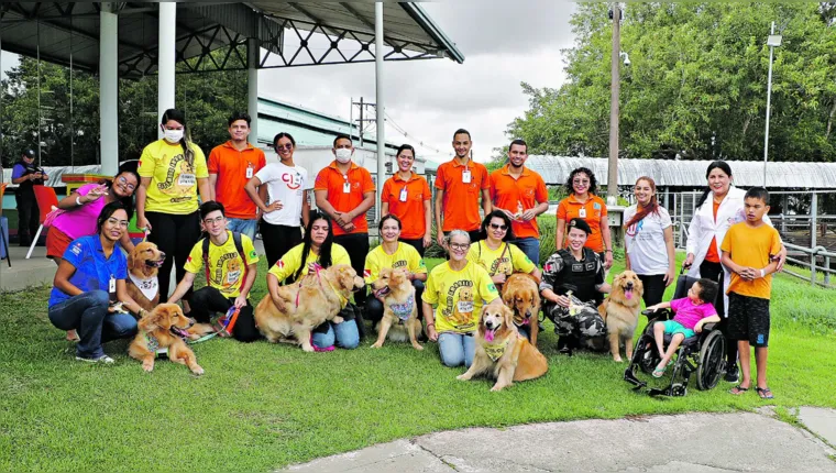 Imagem ilustrativa da notícia Cachorros visitam pacientes do CIIR em Belém