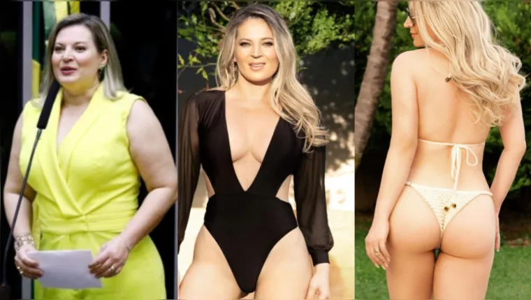 Imagem ilustrativa da notícia Joice Hasselmann perde 24 kg e sensualiza de biquíni; veja!