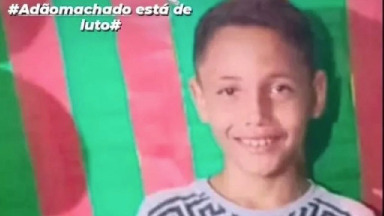 Calebe Medeiros Rocha, de 10 anos morreu após tomar um choque elétrico.