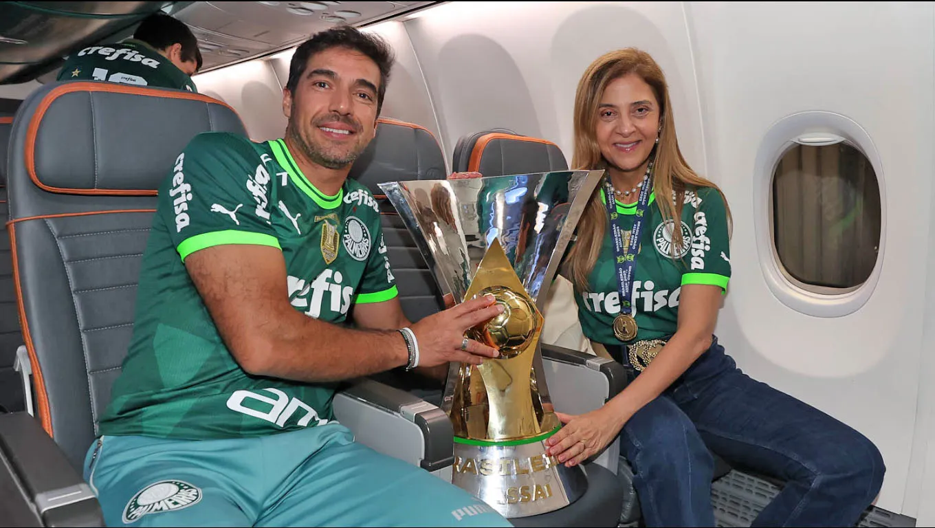 Abel sofreu com a falta de reforços de Leila Pereira em 2023 e mesmo assim venceu o Brasileirão