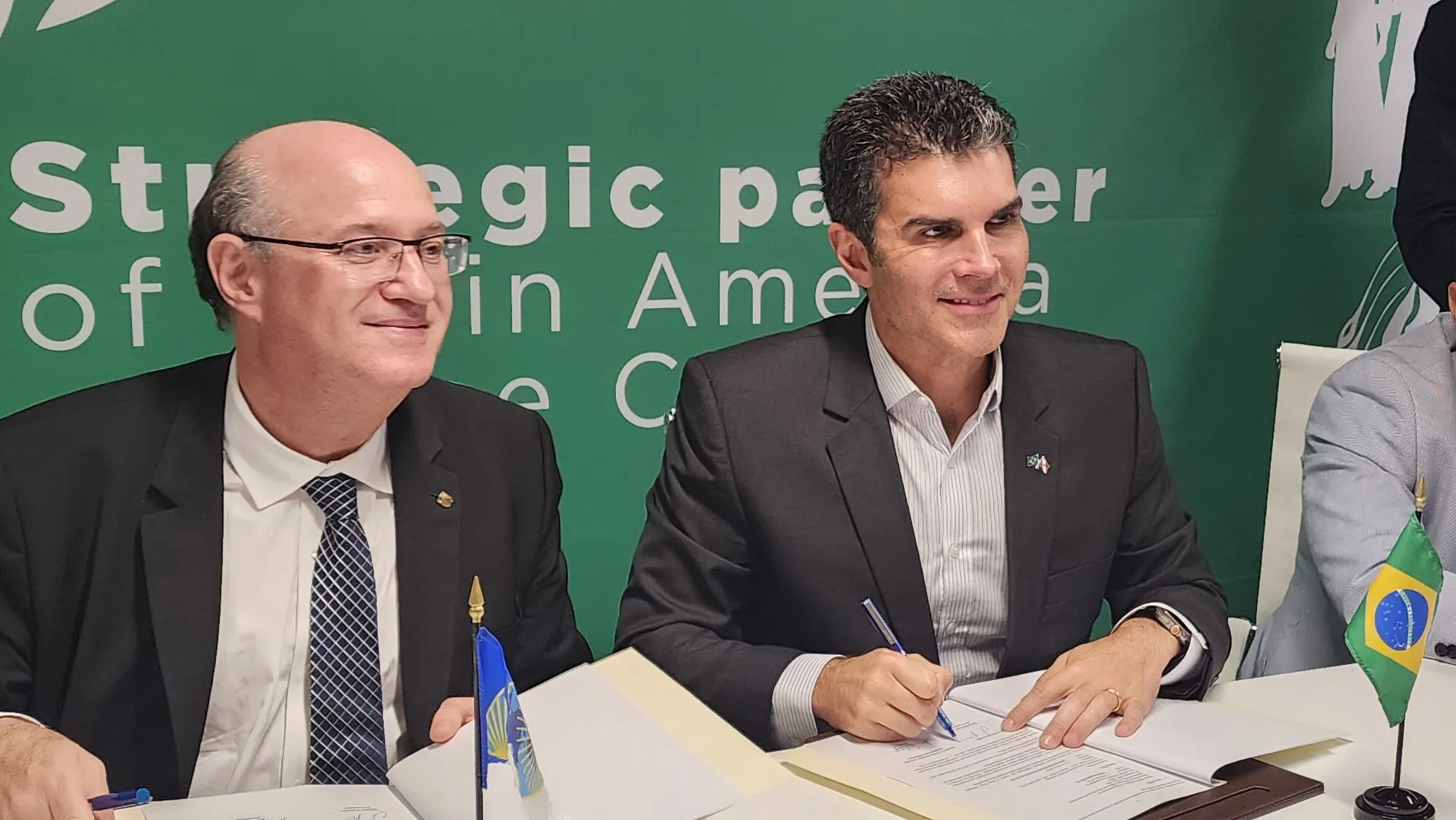 Helder Barbalho, e o presidente do Banco Interamericano de Desenvolvimento (BID), Ilan Goldfajn