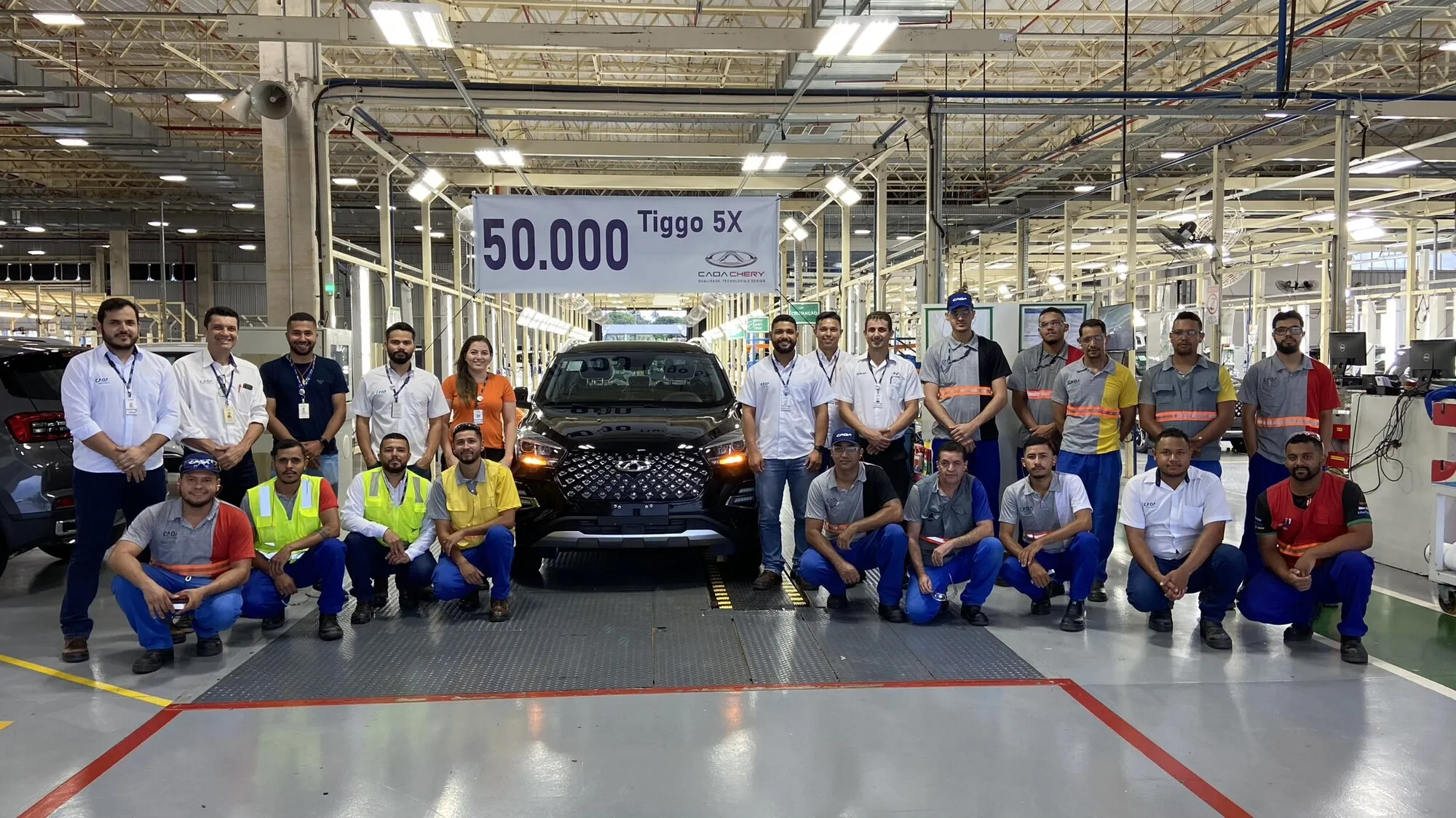 Imagem ilustrativa da notícia: SUV Tiggo 5x bate recorde de vendas no Brasil