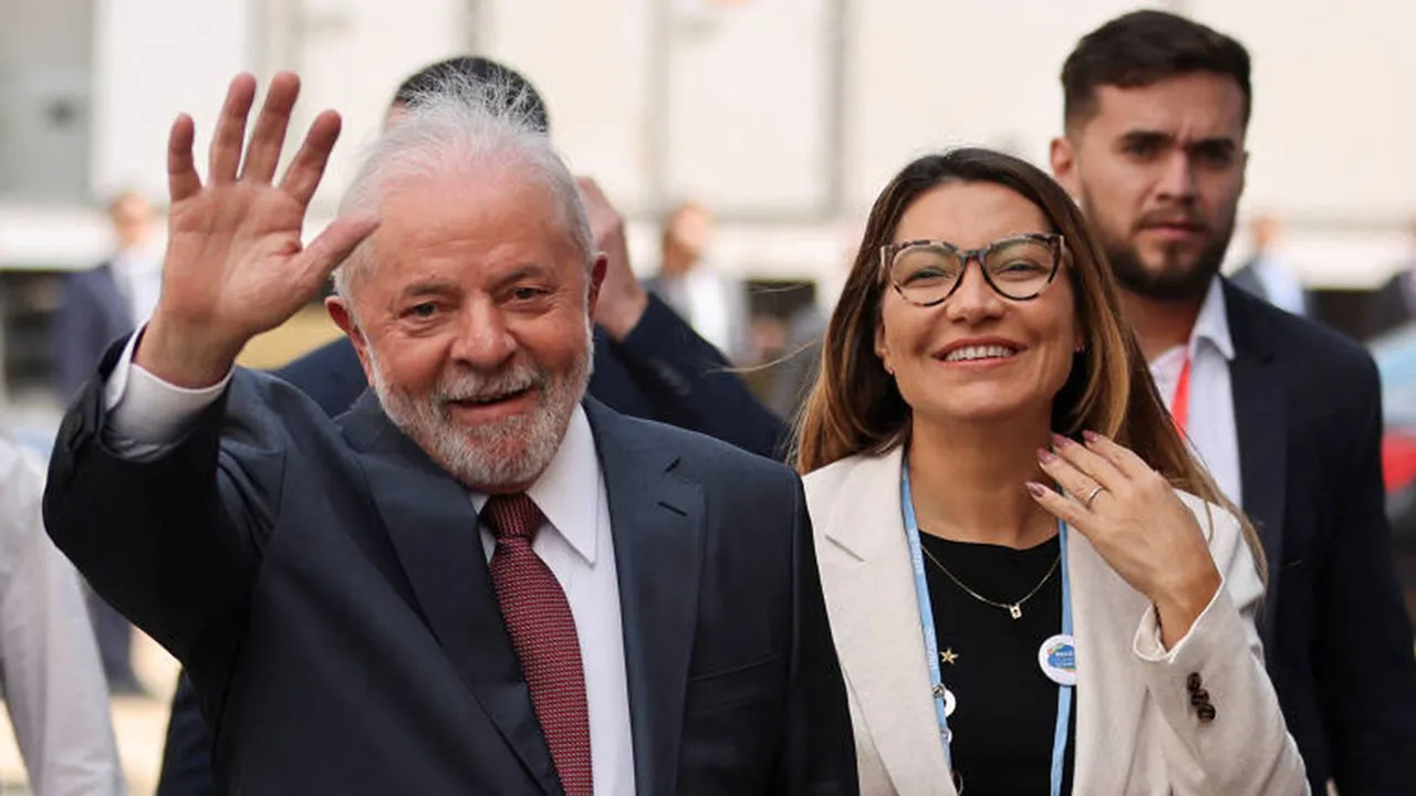 Presidente Lula e a primeira dana, Janja em Dubai para a COP28