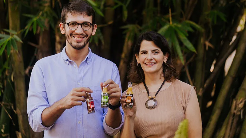 Paulo e Jonna, da Manioca
