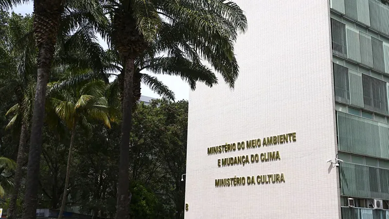 Fachada do Ministério do Meio Ambiente e Mudança do Clima