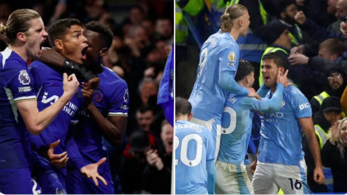 Chelsea e City empatam em jogo com duas viradas e gols de