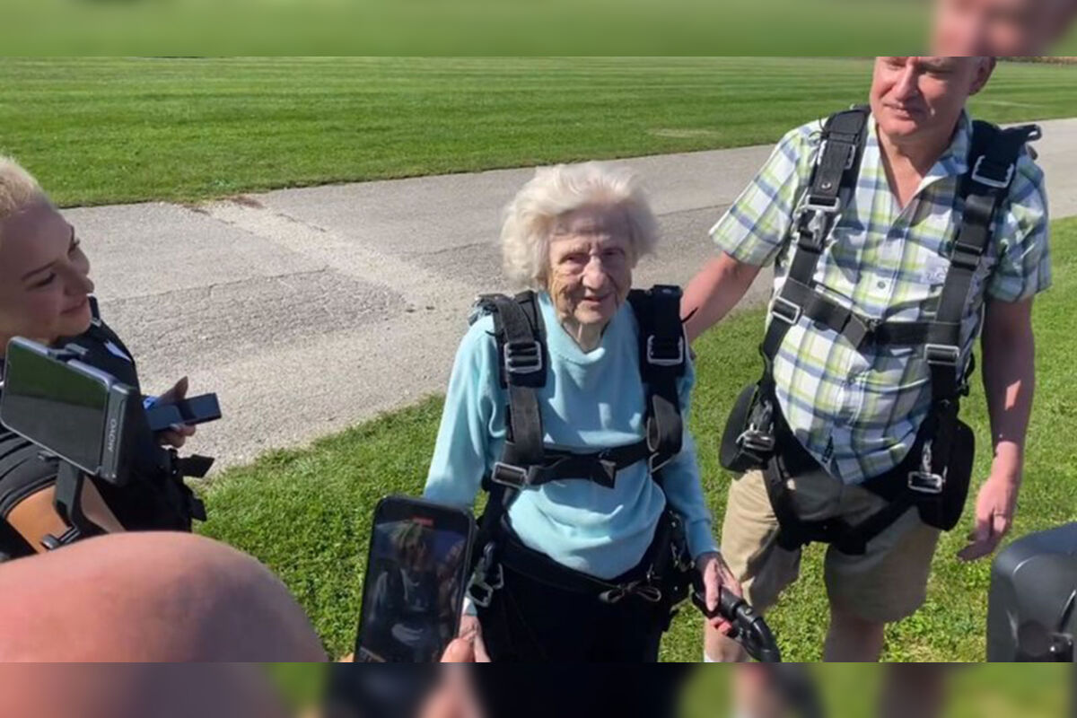 Morre paraquedista de 104 anos indicada ao Guinness