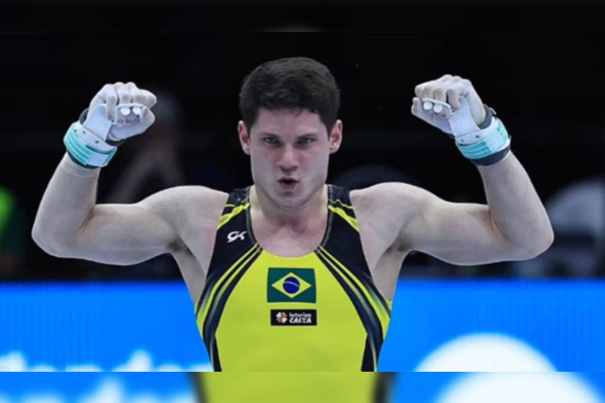 Diogo Soares leva a prata para o Brasil na ginástica