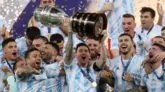 Argentina comemora o título da Copa América no Maracanã