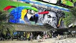 Obras feitas por artistas paraenses e de fora mudaram a cara do Ver-o-Rio e têm atraído público.