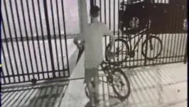 Assaltante foi rápido e levou a bicicleta