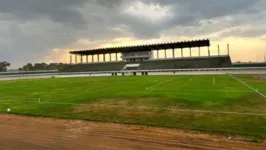 Estádio Municipal de Marabá está com gramado pronto e poderá ficar apto para jogos do Parazão