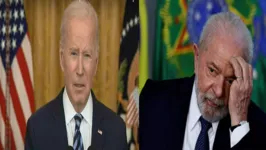 Presidente americano, Joe Biden e o presidente brasileiro, Lula