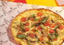 As pizzas veganas vêm fazendo sucesso em Santarém.